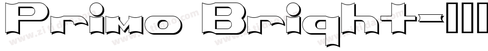 Primo Bright字体转换